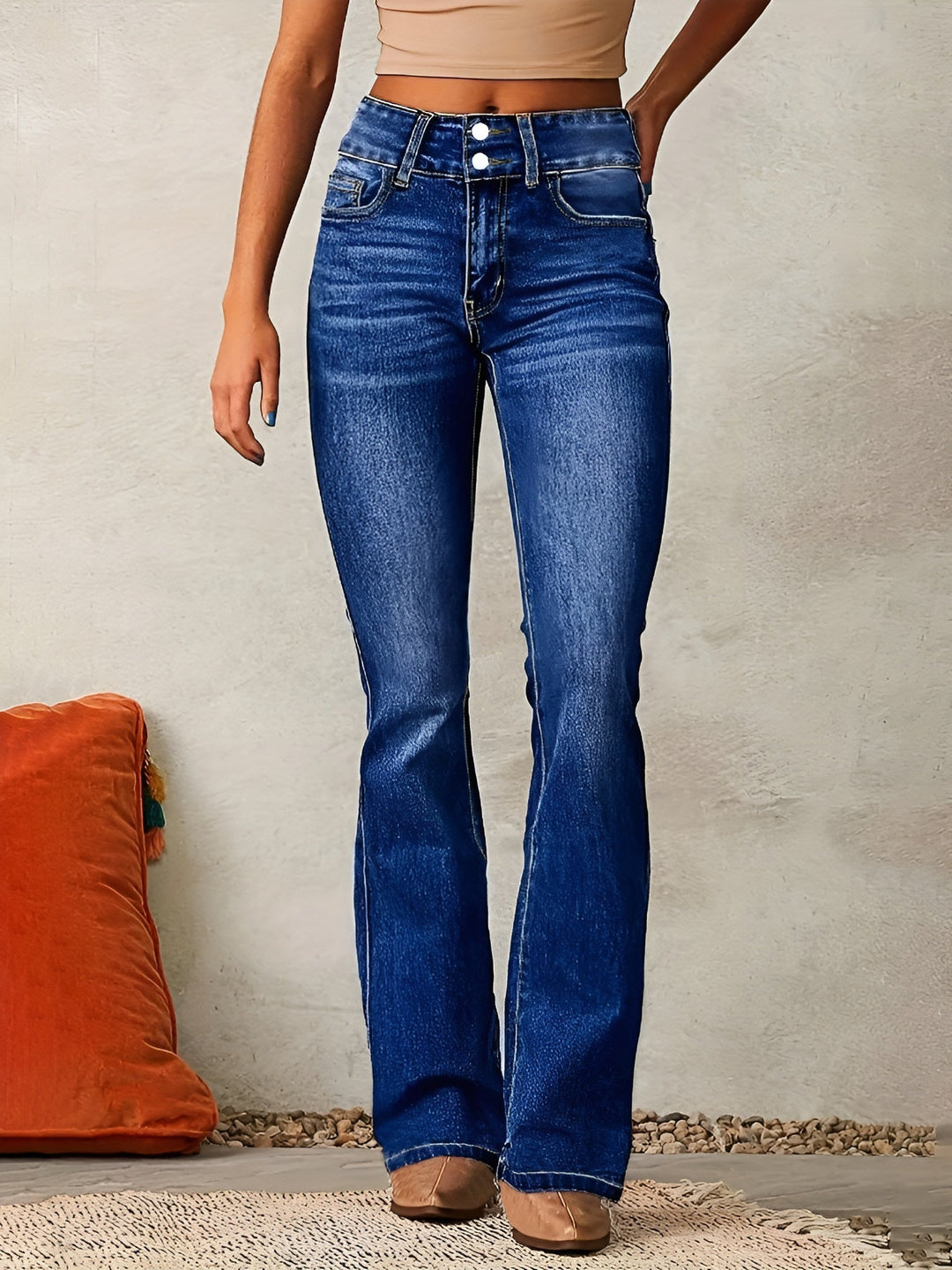 Shira™ | High-Waisted Flared Jeans