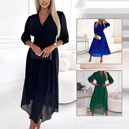 Amelisse™ | Light Silk Chiffon Dress