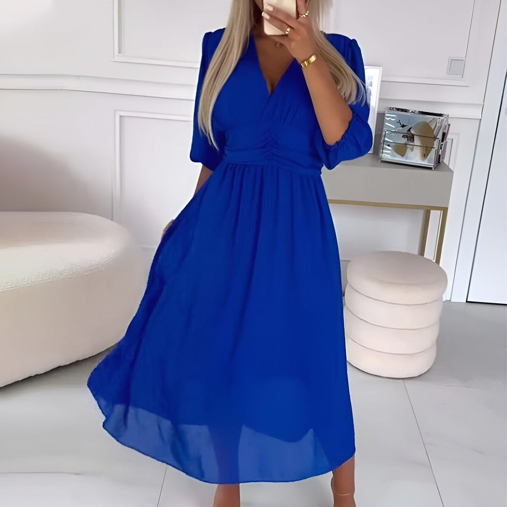 Amelisse™ | Light Silk Chiffon Dress