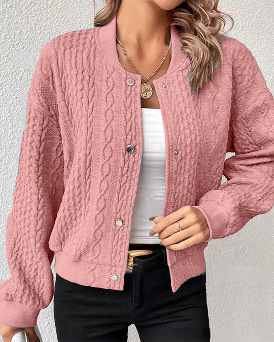 Evelith™ - Elegant Textured Cardigan