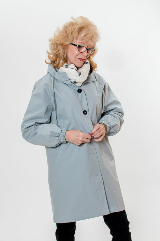 Lumora™ | Water-Resistant Oversized Hooded Jacket