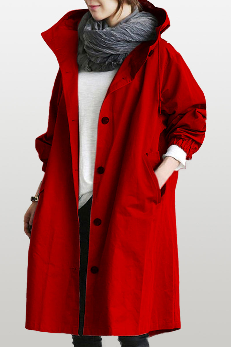 Lumora™ | Water-Resistant Oversized Hooded Jacket