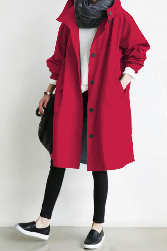 Lumora™ | Water-Resistant Oversized Hooded Jacket